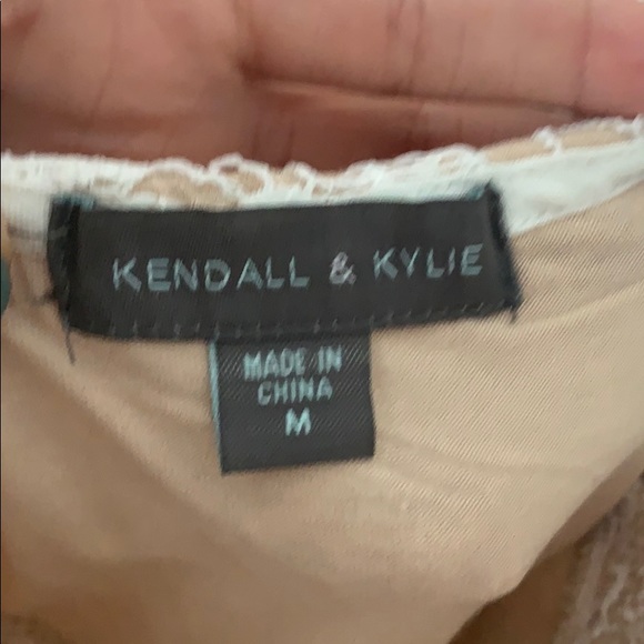 Kendall + Kylie Lace Cream Dress - Picture 5 of 5